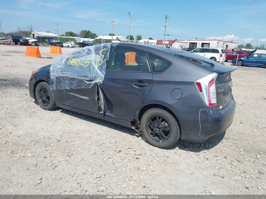 2012 Toyota Prius VIN JTDKN3DU2C1595649 IAAI salvage auction — FRONT END, Clear (Wisconsin), sold $275 on 2026-07-30 (photo 3)