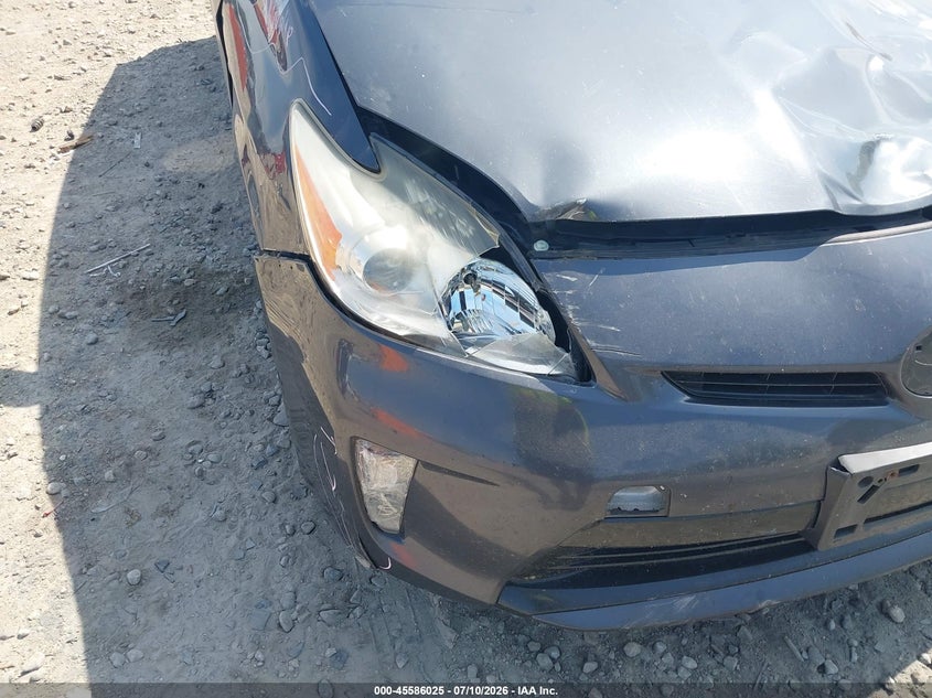 2012 Toyota Prius VIN JTDKN3DU2C1595649 IAAI salvage auction — FRONT END, Clear (Wisconsin), sold $275 on 2026-07-30 (photo 6)