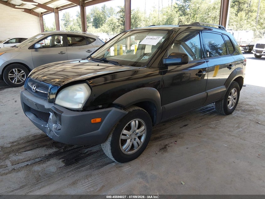 2007 Hyundai Tucson VIN KM8JN12D47U671763 IAAI salvage auction — FRONT END, Bill Of Sale (Washington), sold $25 on 2026-07-29 (photo 2)
