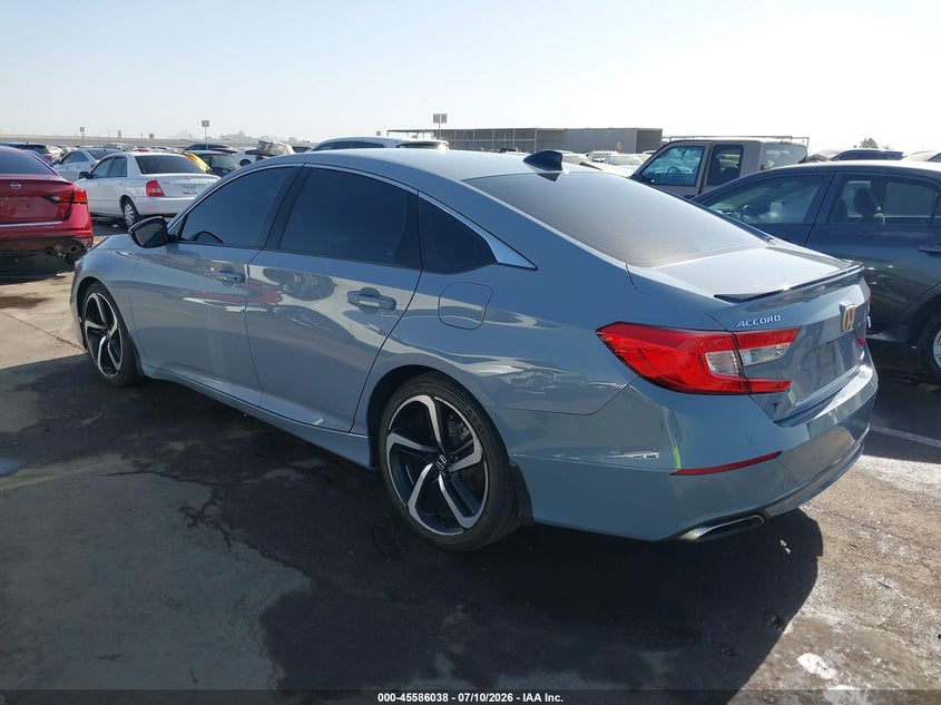 2021 Honda Accord VIN 1HGCV1F35MA018386 IAAI salvage auction — REAR END, Salvage (Arizona), sold $4,400 on 2026-07-18 (photo 3)