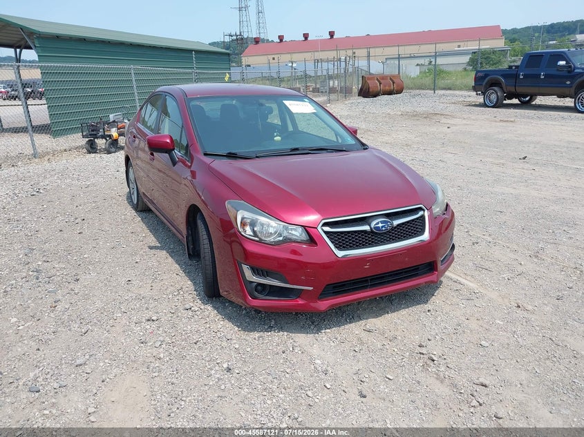 2016 Subaru Impreza VIN JF1GJAB62GH017080 IAAI salvage auction — LEFT FRONT, Salvage (Pennsylvania), sold $475 on 2026-07-28 (photo 1)