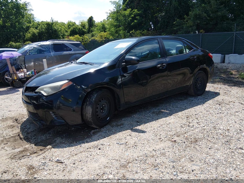 2015 Toyota Corolla VIN 2T1BURHE1FC270287 IAAI salvage auction — NORMAL WEAR, Clear (Maryland), sold $1,700 on 2026-07-18 (photo 2)