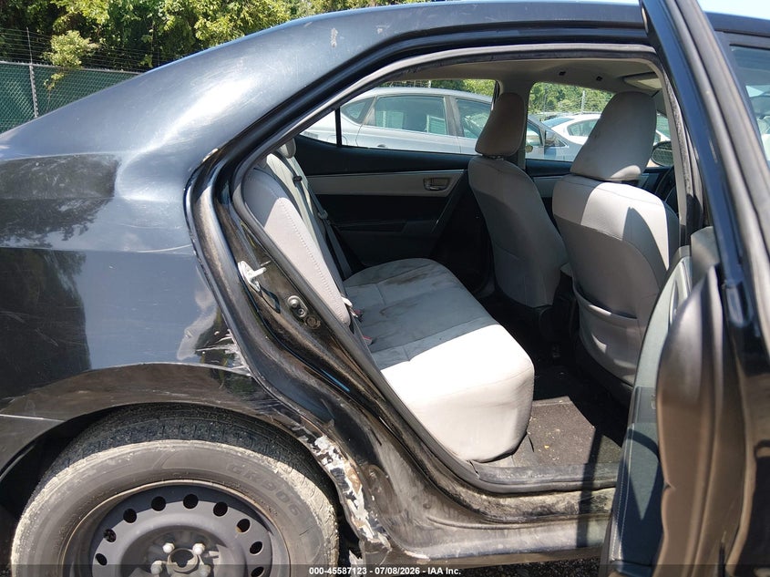 2015 Toyota Corolla VIN 2T1BURHE1FC270287 IAAI salvage auction — NORMAL WEAR, Clear (Maryland), sold $1,700 on 2026-07-18 (photo 8)