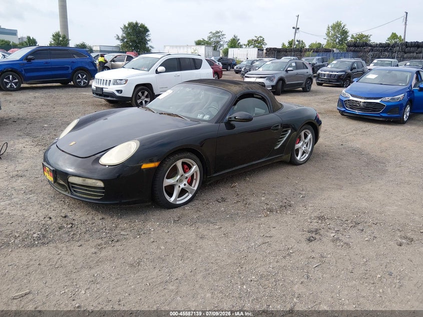 2006 Porsche Boxster VIN WP0CB29886U730252 IAAI salvage auction — NORMAL WEAR, Clear (Pennsylvania), sold $4,200 on 2026-07-10 (photo 2)