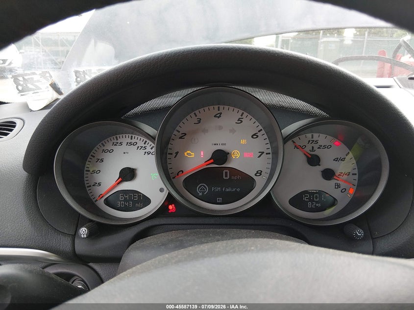 2006 Porsche Boxster VIN WP0CB29886U730252 IAAI salvage auction — NORMAL WEAR, Clear (Pennsylvania), sold $4,200 on 2026-07-10 (photo 7)