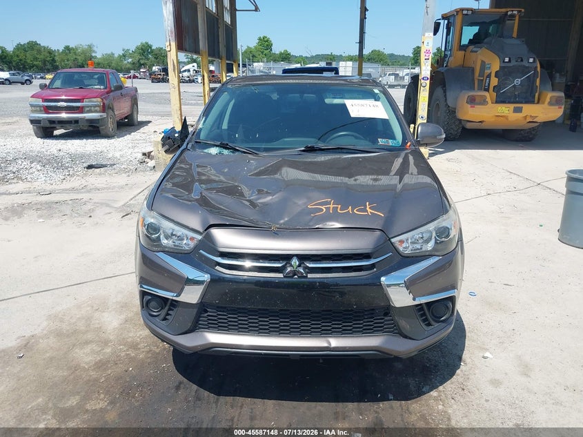 2018 Mitsubishi Outlander VIN JA4AP3AU7JU016722 IAAI salvage auction — FRONT END, Salvage (Pennsylvania), sold $1,600 on 2026-07-29 (photo 6)