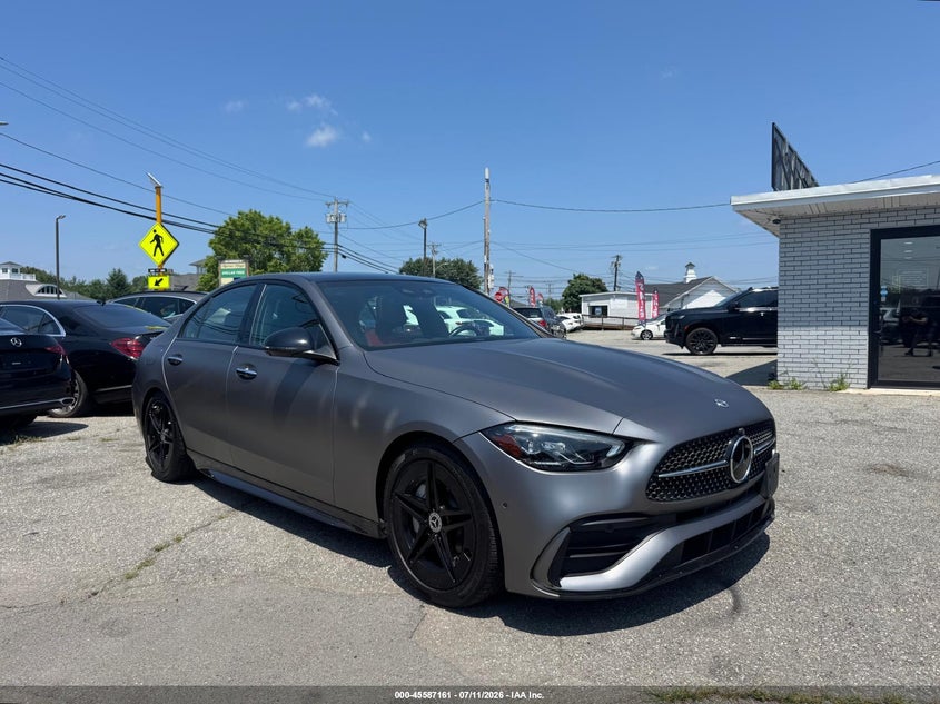 2022 Mercedes-benz C class VIN W1KAF4HB5NR020706 IAAI salvage auction — UNKNOWN, Clear (Virginia), sold $10,100 on 2026-07-22 (photo 1)