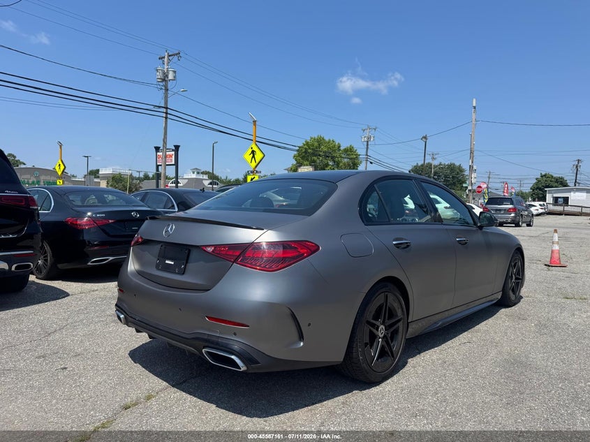 2022 Mercedes-benz C class VIN W1KAF4HB5NR020706 IAAI salvage auction — UNKNOWN, Clear (Virginia), sold $10,100 on 2026-07-22 (photo 4)