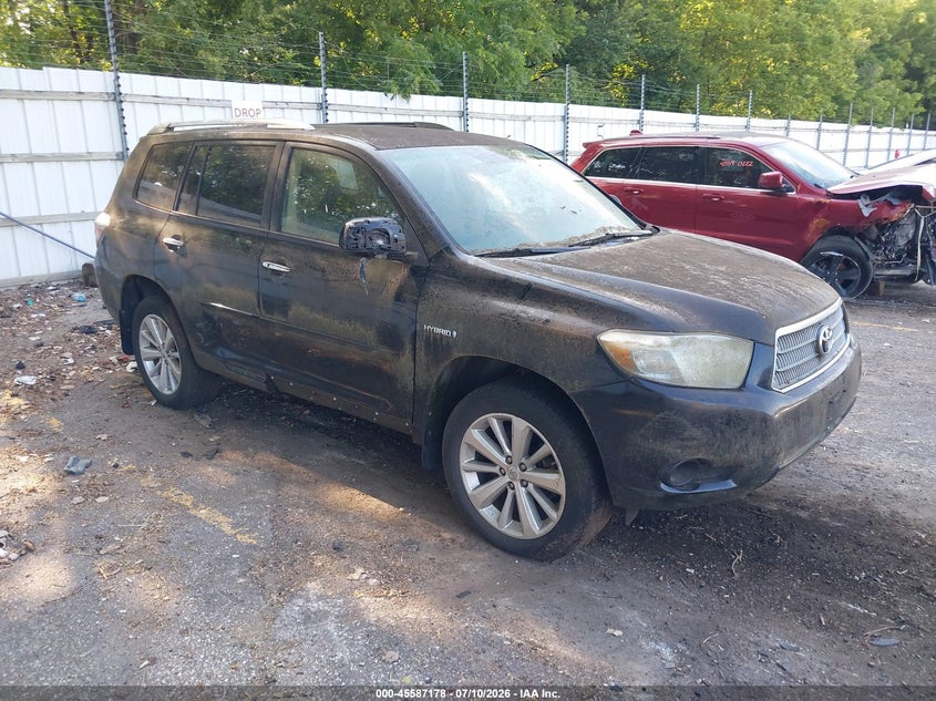 2010 Toyota Highlander hybrid VIN JTEBW3EH5A2041555 IAAI salvage auction — NORMAL WEAR, Clear (Illinois), sold $675 on 2026-07-20 (photo 1)