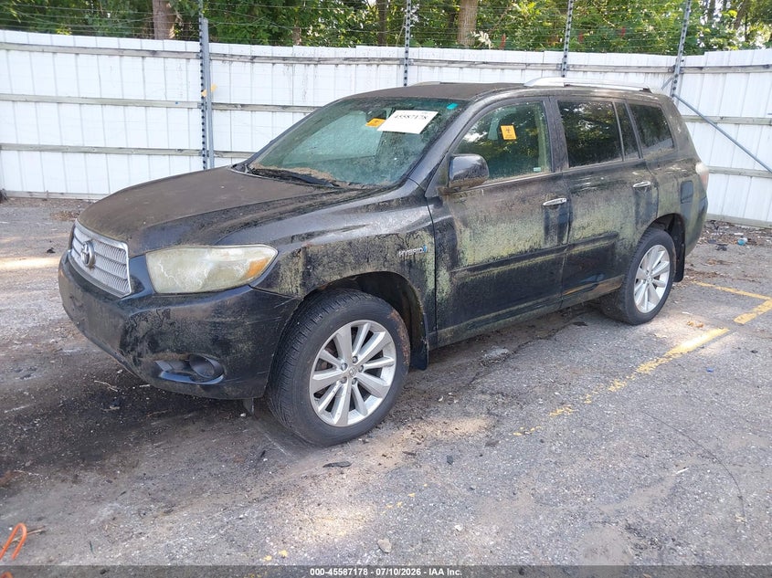 2010 Toyota Highlander hybrid VIN JTEBW3EH5A2041555 IAAI salvage auction — NORMAL WEAR, Clear (Illinois), sold $675 on 2026-07-20 (photo 2)