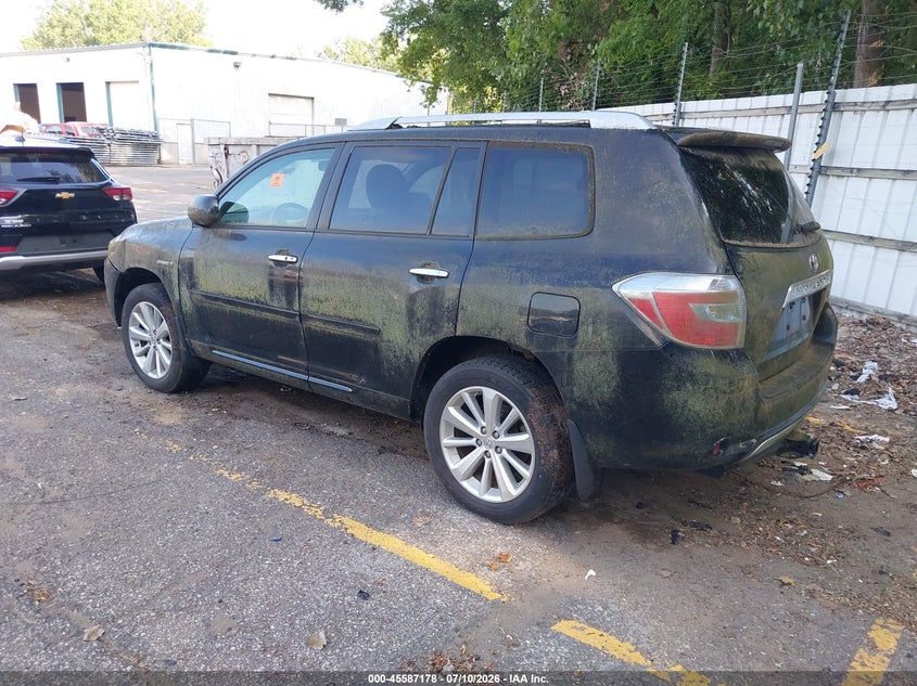 2010 Toyota Highlander hybrid VIN JTEBW3EH5A2041555 IAAI salvage auction — NORMAL WEAR, Clear (Illinois), sold $675 on 2026-07-20 (photo 3)