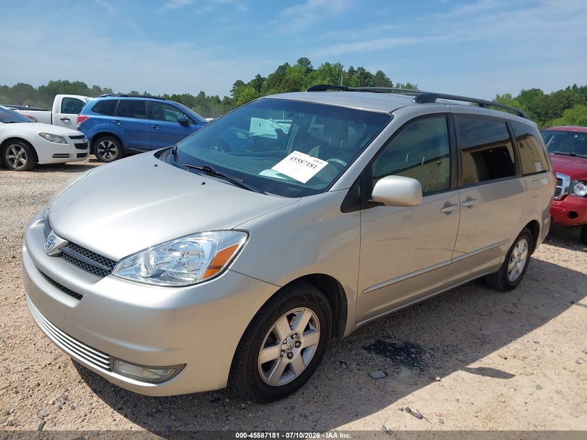 2005 Toyota Sienna VIN 5TDZA22C25S334929 IAAI salvage auction — LEFT REAR, Salvage (North Carolina), sold $225 on 2026-07-27 (photo 2)
