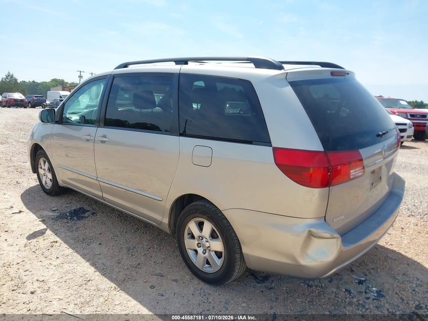 2005 Toyota Sienna VIN 5TDZA22C25S334929 IAAI salvage auction — LEFT REAR, Salvage (North Carolina), sold $225 on 2026-07-27 (photo 3)