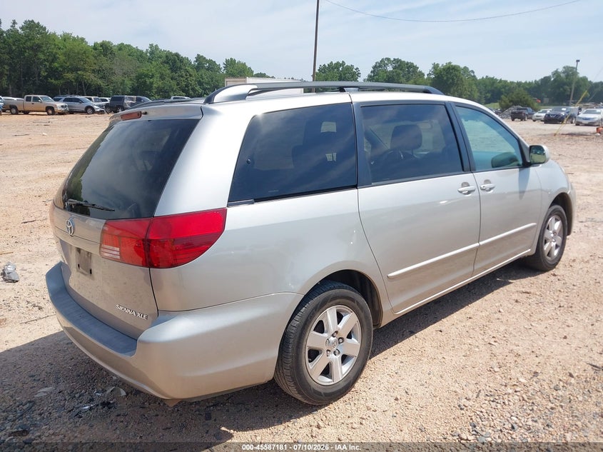2005 Toyota Sienna VIN 5TDZA22C25S334929 IAAI salvage auction — LEFT REAR, Salvage (North Carolina), sold $225 on 2026-07-27 (photo 4)