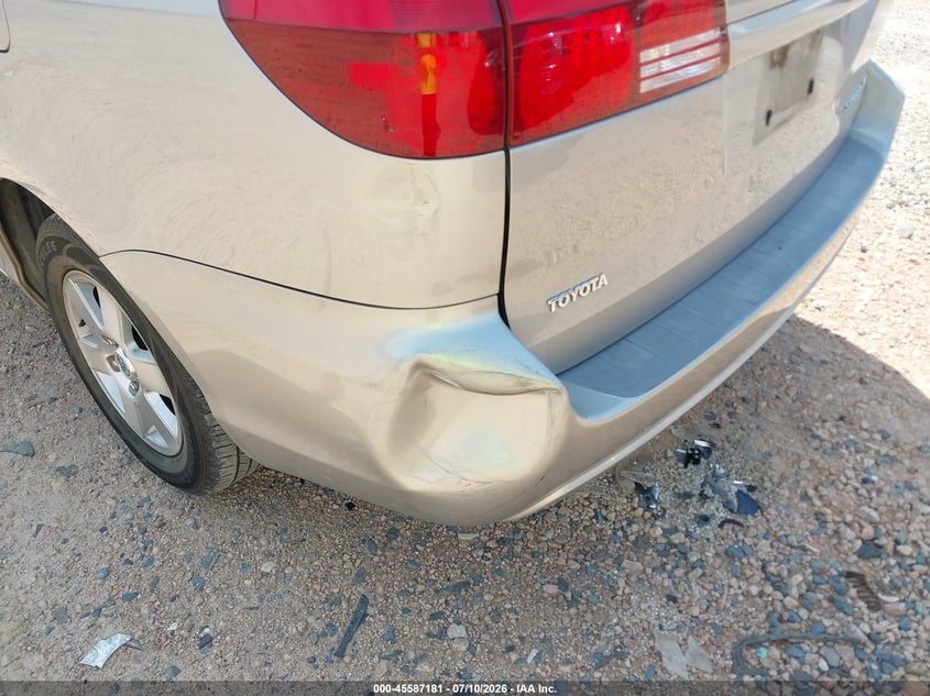 2005 Toyota Sienna VIN 5TDZA22C25S334929 IAAI salvage auction — LEFT REAR, Salvage (North Carolina), sold $225 on 2026-07-27 (photo 6)
