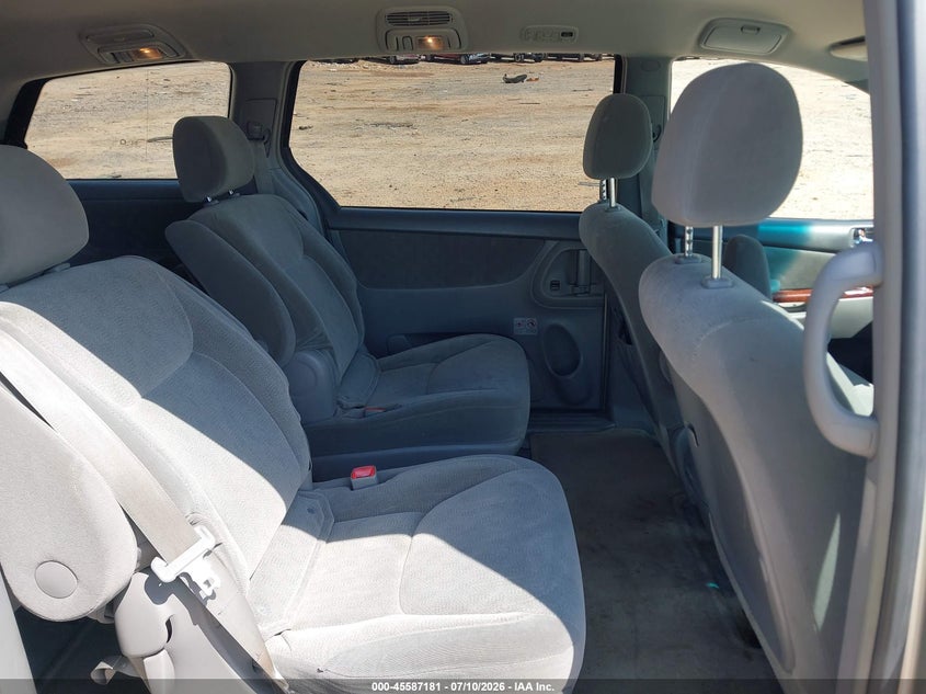 2005 Toyota Sienna VIN 5TDZA22C25S334929 IAAI salvage auction — LEFT REAR, Salvage (North Carolina), sold $225 on 2026-07-27 (photo 8)