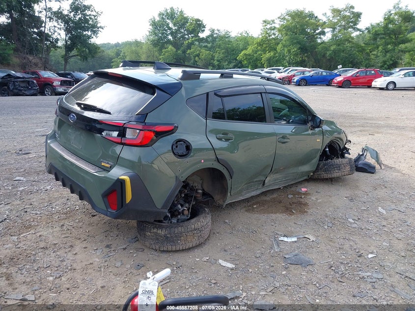 2024 Subaru Xv VIN 4S4GUHF65R3703050 IAAI salvage auction — FRONT & REAR, Salvage (Pennsylvania), sold $2,000 on 2026-07-24 (photo 4)