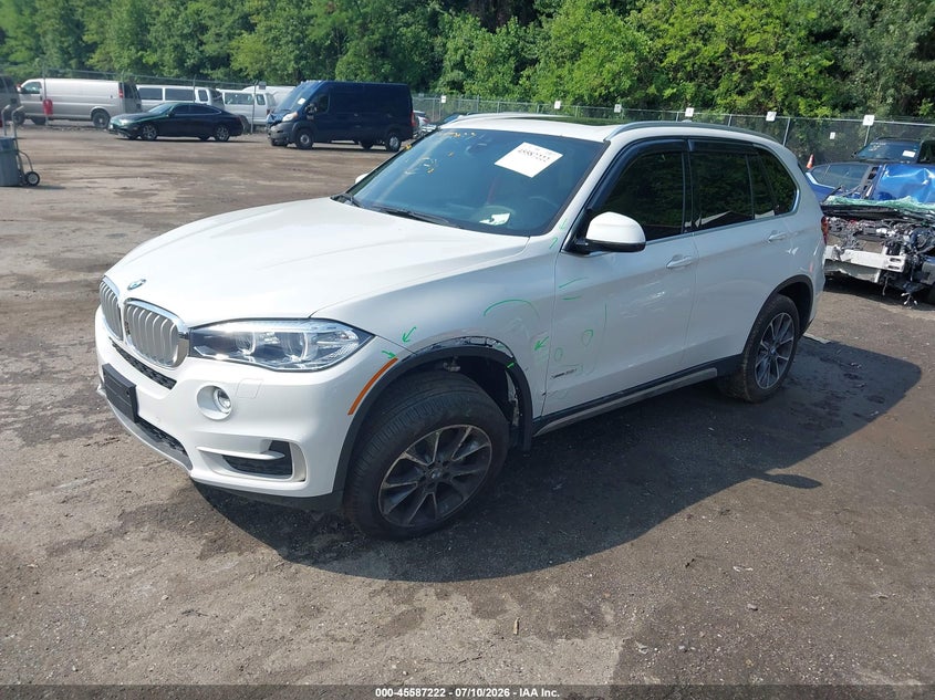 2017 BMW X5 VIN 5UXKR0C38H0X77704 IAAI salvage auction — LEFT FRONT, Salvage - Greater Than 75% (Maryland), sold $11,100 on 2026-07-28 (photo 2)