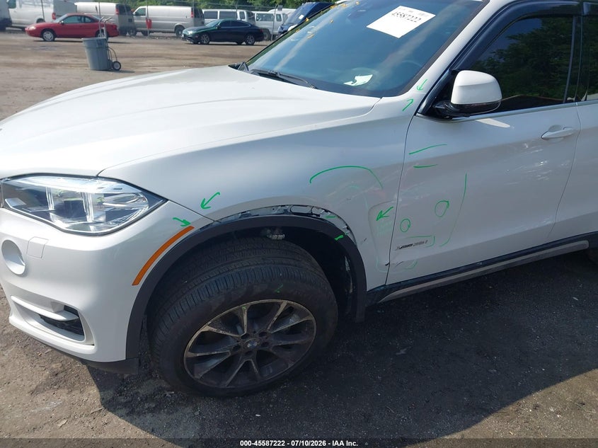 2017 BMW X5 VIN 5UXKR0C38H0X77704 IAAI salvage auction — LEFT FRONT, Salvage - Greater Than 75% (Maryland), sold $11,100 on 2026-07-28 (photo 6)