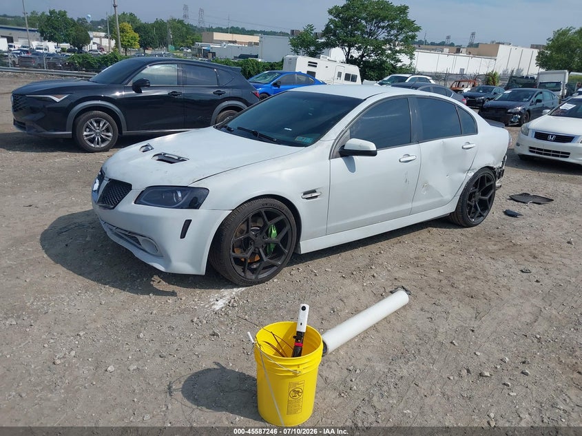 2008 Pontiac G8 VIN 6G2EC57Y68L140481 IAAI salvage auction — FRONT & REAR, Salvage (Pennsylvania), sold $1,200 on 2026-07-24 (photo 2)