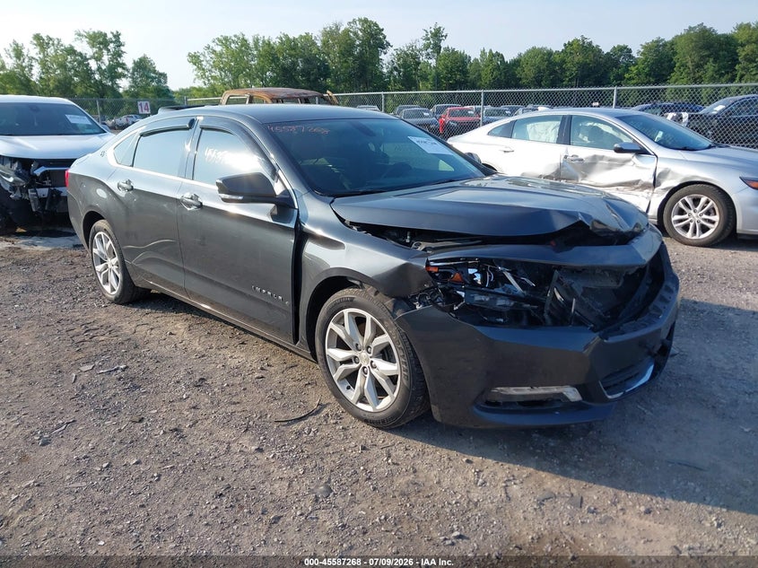 2018 Chevrolet Impala VIN 2G1105S31J9133391 IAAI salvage auction — FRONT END, Mv-907A (New York), sold $950 on 2026-07-26 (photo 1)