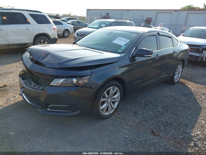 2018 Chevrolet Impala VIN 2G1105S31J9133391 IAAI salvage auction — FRONT END, Mv-907A (New York), sold $950 on 2026-07-26 (photo 2)