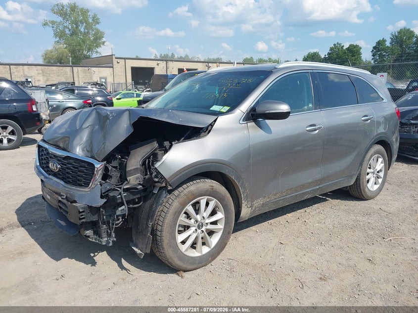 2019 Kia Sorento VIN 5XYPGDA3XKG440041 IAAI salvage auction — FRONT END, Salvage Title, sold $1,850 on 2026-09-26 (photo 2)