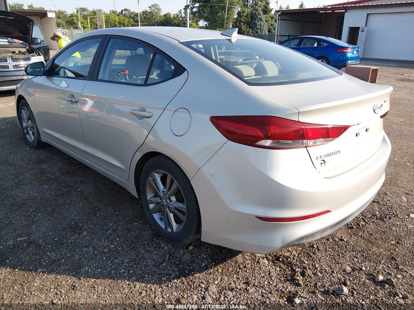 2017 Hyundai Elantra VIN KMHD84LF1HU250056 IAAI salvage auction — NORMAL WEAR, Original (Ohio), sold $775 on 2026-07-22 (photo 3)