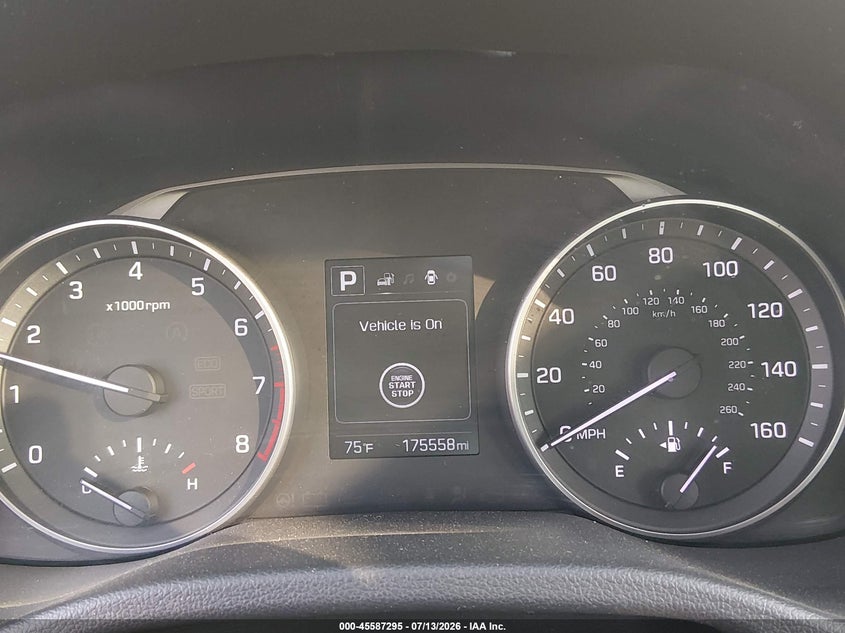 2017 Hyundai Elantra VIN KMHD84LF1HU250056 IAAI salvage auction — NORMAL WEAR, Original (Ohio), sold $775 on 2026-07-22 (photo 7)
