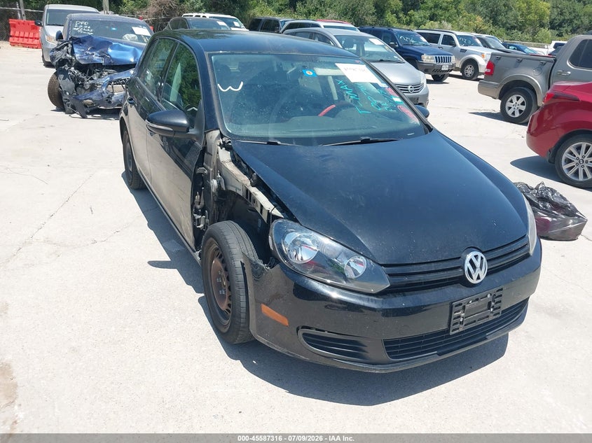 2014 Volkswagen Golf VIN WVWDB7AJ7EW007611 IAAI salvage auction — RIGHT FRONT, Original (Texas), sold $700 on 2026-08-10 (photo 1)