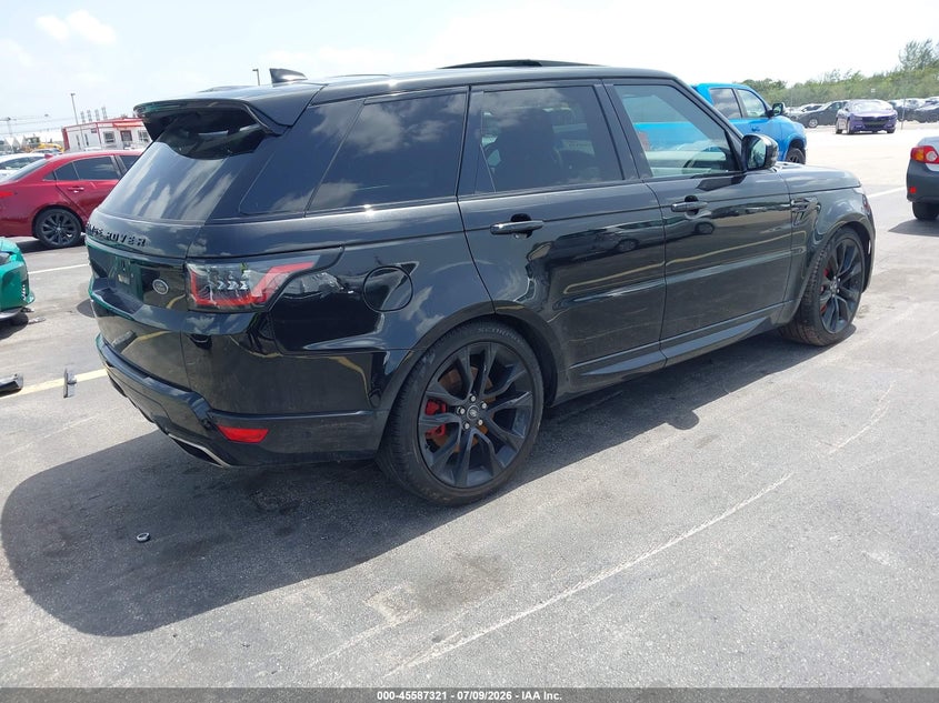 2021 Land Rover Range Rover Sport VIN SALWS2RU5MA776106 IAAI salvage auction — THEFT, Rebuildable (Florida), sold $22,200 on 2026-09-10 (photo 4)