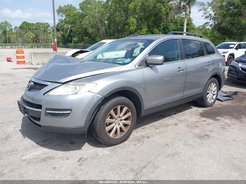 2009 Mazda Cx-9 VIN JM3TB38A990177611 IAAI salvage auction — RIGHT FRONT, Rebuildable (Florida), sold $700 on 2026-07-29 (photo 2)