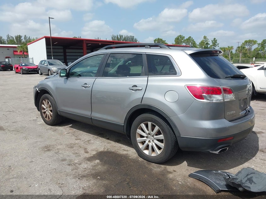 2009 Mazda Cx-9 VIN JM3TB38A990177611 IAAI salvage auction — RIGHT FRONT, Rebuildable (Florida), sold $700 on 2026-07-29 (photo 3)