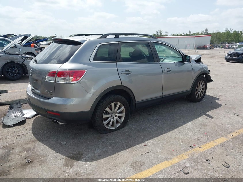 2009 Mazda Cx-9 VIN JM3TB38A990177611 IAAI salvage auction — RIGHT FRONT, Rebuildable (Florida), sold $700 on 2026-07-29 (photo 4)