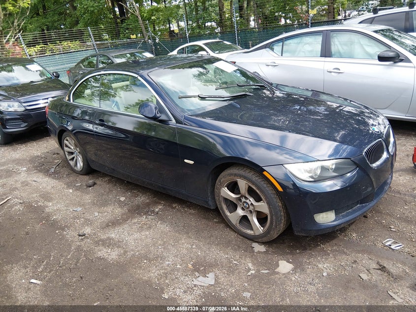 2008 BMW 3 series VIN WBAWL13578PX11581 IAAI salvage auction — VANDALISM, Clear (Virginia), sold $350 on 2026-07-17 (photo 1)
