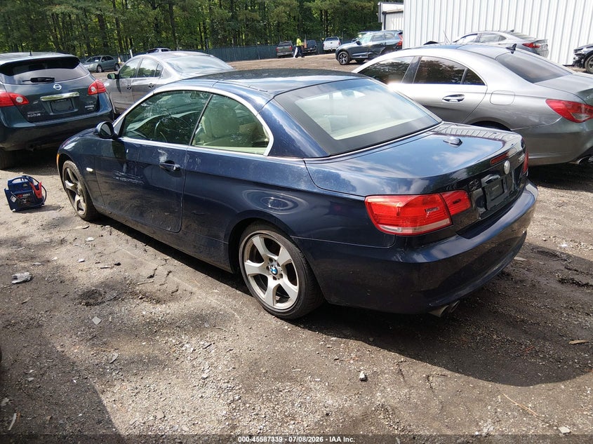 2008 BMW 3 series VIN WBAWL13578PX11581 IAAI salvage auction — VANDALISM, Clear (Virginia), sold $350 on 2026-07-17 (photo 3)