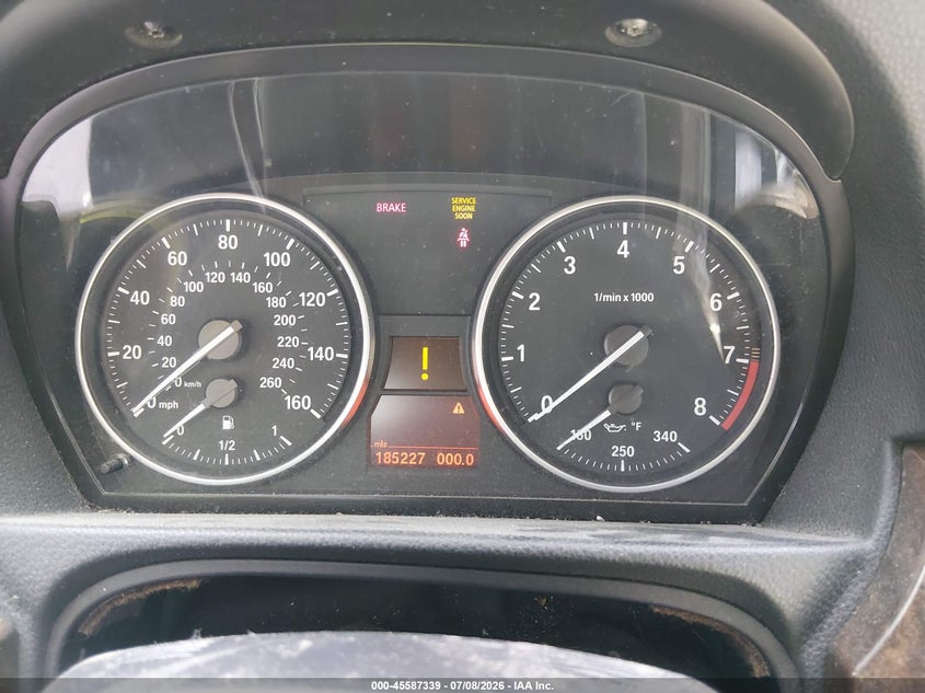 2008 BMW 3 series VIN WBAWL13578PX11581 IAAI salvage auction — VANDALISM, Clear (Virginia), sold $350 on 2026-07-17 (photo 7)