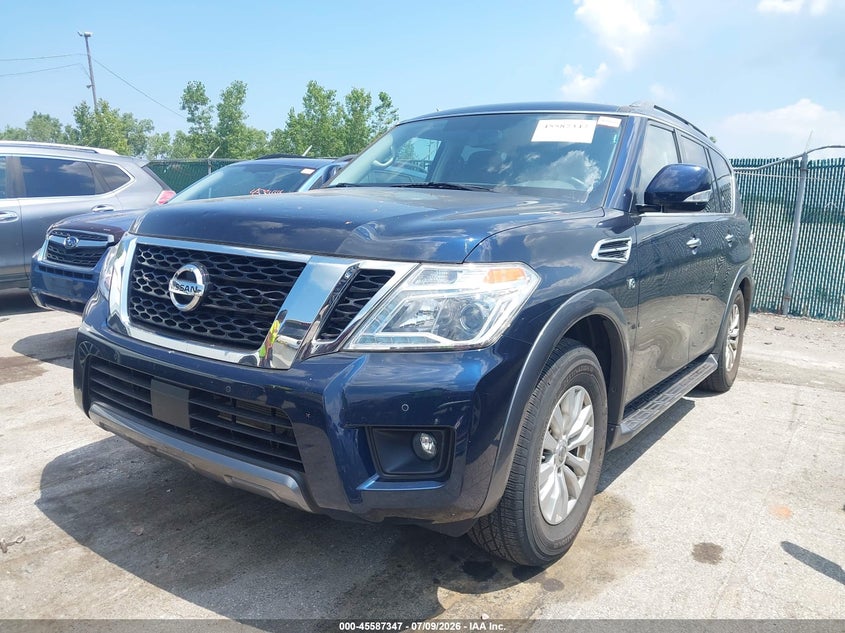2019 Nissan Armada VIN JN8AY2NC8KX512258 IAAI salvage auction — HAIL, Salvage (Ohio), sold $7,650 on 2026-07-28 (photo 2)