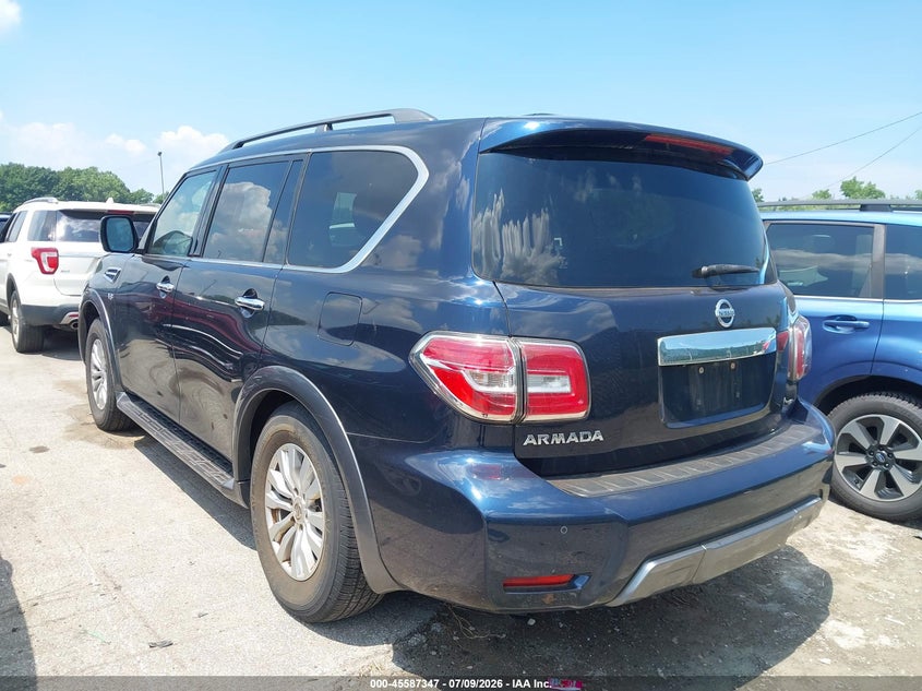 2019 Nissan Armada VIN JN8AY2NC8KX512258 IAAI salvage auction — HAIL, Salvage (Ohio), sold $7,650 on 2026-07-28 (photo 3)