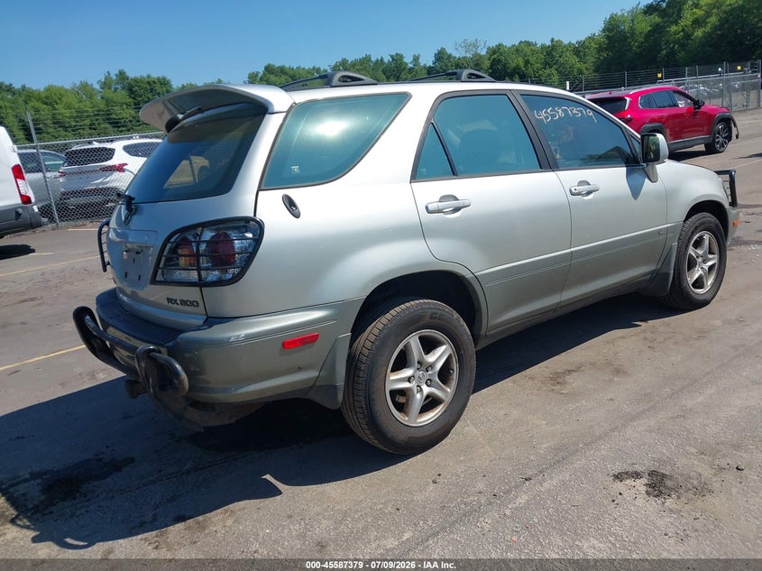 2003 Lexus Rx 300 VIN JTJHF10U530296547 IAAI salvage auction — SIDE, Salvage (Connecticut), sold $400 on 2026-07-23 (photo 4)