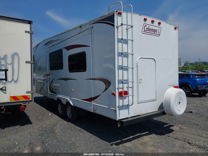 2012 Dutchman Coleman VIN 47CFCLP23CP627635 IAAI salvage auction — ROOF, Salvage (Pennsylvania), sold $1,300 on 2026-09-01 (photo 3)