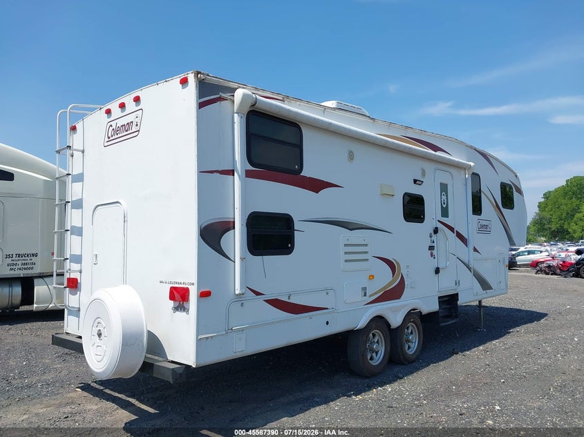 2012 Dutchman Coleman VIN 47CFCLP23CP627635 IAAI salvage auction — ROOF, Salvage (Pennsylvania), sold $1,300 on 2026-09-01 (photo 4)