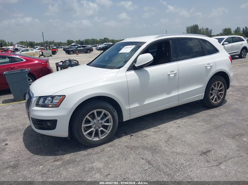 2012 Audi Q5 VIN WA1CFAFP1CA138628 IAAI salvage auction — NORMAL WEAR, Clear (Florida), sold $500 on 2026-07-30 (photo 2)