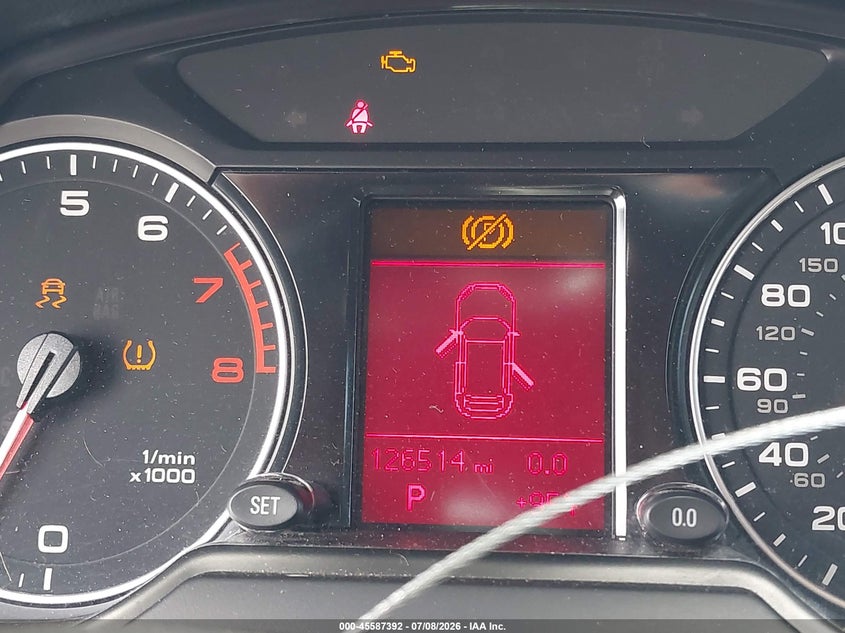 2012 Audi Q5 VIN WA1CFAFP1CA138628 IAAI salvage auction — NORMAL WEAR, Clear (Florida), sold $500 on 2026-07-30 (photo 7)