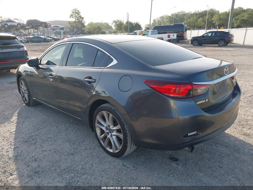 2017 Mazda 6 VIN JM1GL1V55H1115098 IAAI salvage auction — SIDE, Rebuildable (Florida), sold $575 on 2026-07-28 (photo 3)