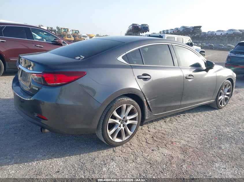2017 Mazda 6 VIN JM1GL1V55H1115098 IAAI salvage auction — SIDE, Rebuildable (Florida), sold $575 on 2026-07-28 (photo 4)