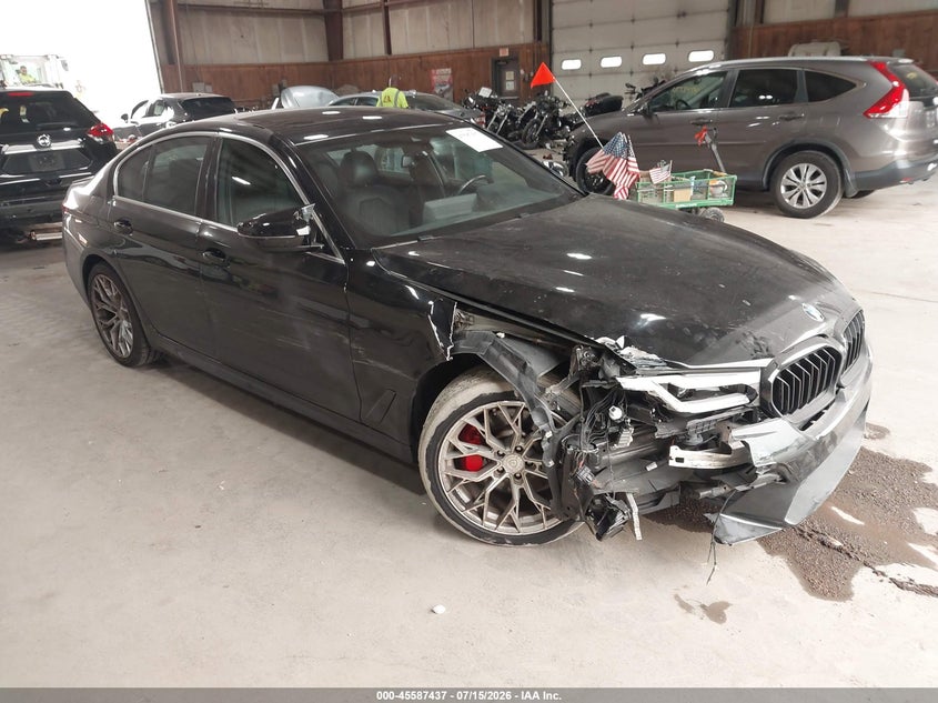 2021 BMW 5er VIN WBA13BJ07MCF66229 — IAAI salvage auction photo