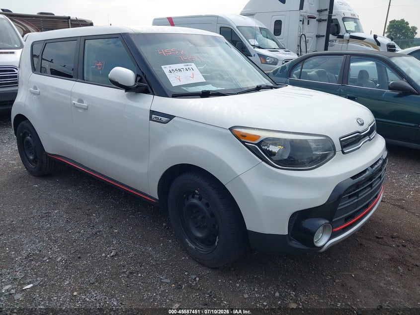 2019 Kia Soul VIN KNDJX3AA8K7686260 IAAI salvage auction — NORMAL WEAR, Clear (Pennsylvania), sold $1,625 on 2026-07-29 (photo 1)