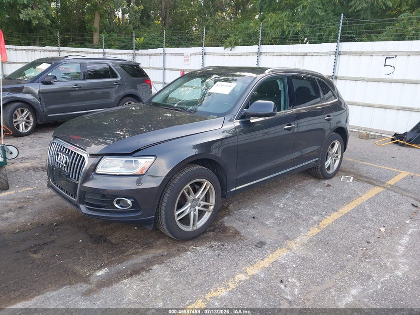 2016 Audi Q5 VIN WA1L2AFP3GA016824 IAAI salvage auction — NORMAL WEAR, Clear (Michigan), sold $2,650 on 2026-07-27 (photo 2)