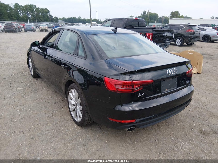 2017 Audi A4 VIN WAUANAF49HN010530 IAAI salvage auction — FRONT END, Wait Title, sold $4,150 on 2026-08-30 (photo 3)